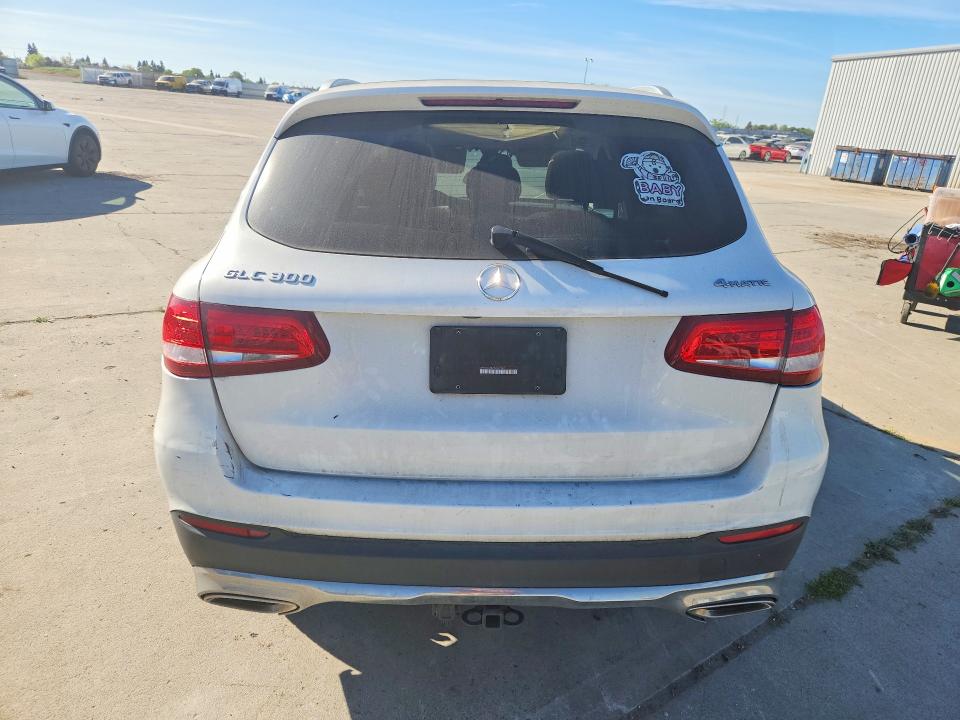 2018 Mercedes-benz Glc VIN WDC0G4KB4JV067362 COPART salvage auction — FRONT END, Ca - Salvage Certificate, sold $3,400 on 2026-07-20 (photo 6)