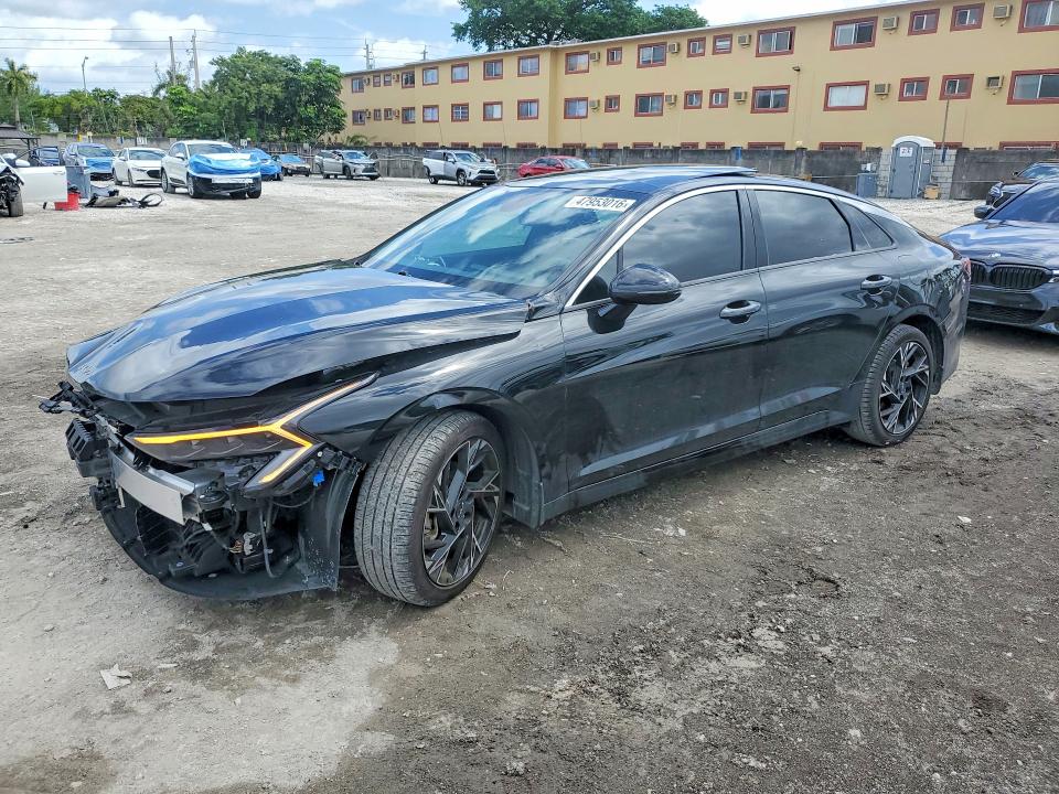 2025 Kia K5 VIN KNAG64J71S5299856 COPART salvage auction — FRONT END, Id - Salvage Certificate Of Title, sold $8,200 on 2026-07-17 (photo 1)
