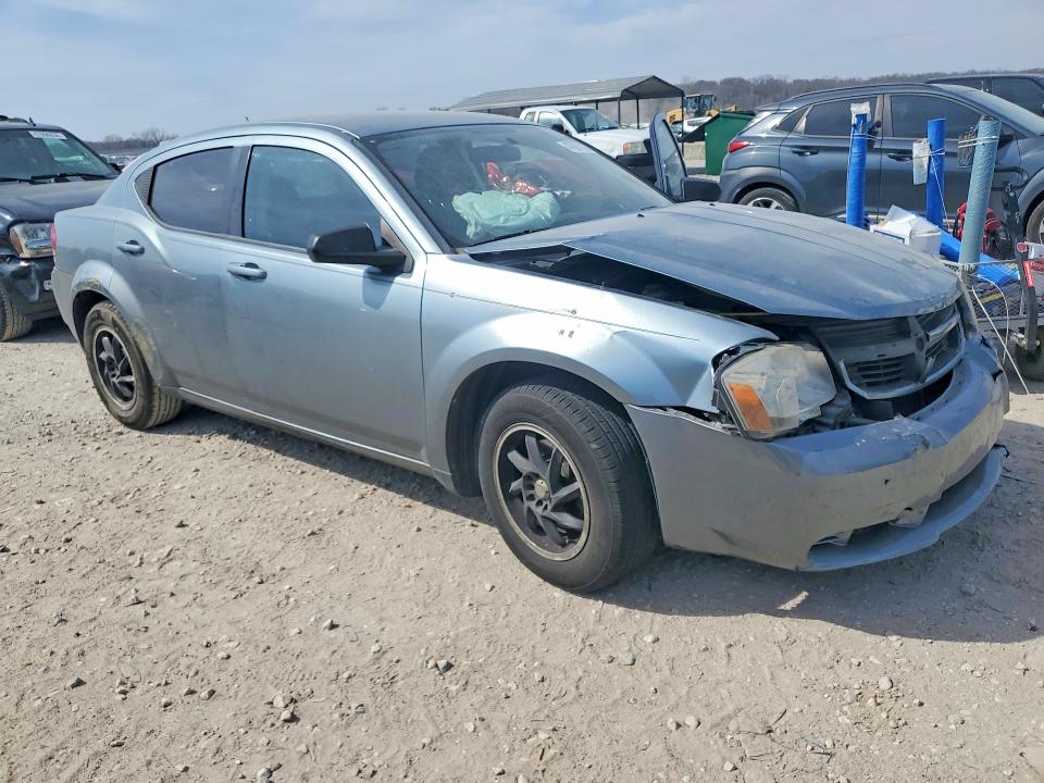 2010 Dodge Avenger VIN 1B3CC4FB3AN227385 COPART salvage auction — FRONT END, Ks - Cert Of Title-Salvage, sold $500 on 2026-07-09 (photo 4)