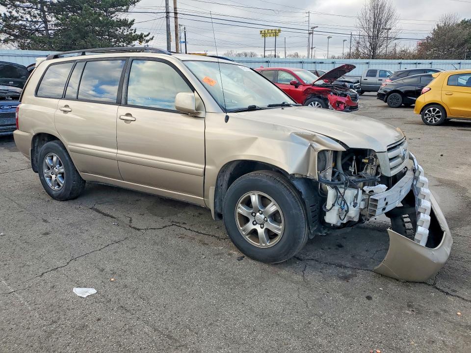 2004 Toyota Highlander VIN JTEDP21A840022121 COPART salvage auction — FRONT END, Oh - Cert Of Title-Salvage, sold $600 on 2026-07-06 (photo 4)