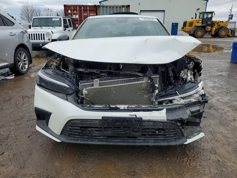 2022 Honda Civic VIN 2HGFE2F50NH129399 COPART salvage auction — FRONT END, ON - PERMIT SALVAGE, sold $3,600 on 2026-07-02 (photo 5)