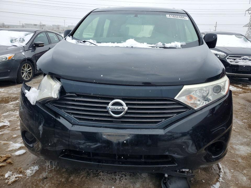 2015 Nissan Quest VIN JN8AE2KP3F9130150 COPART salvage auction — FRONT END, Il - Salvage Certificate, sold $600 on 2026-07-16 (photo 5)
