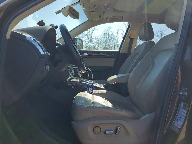 2013 Audi Q5 VIN WA1DGAFP0DA066548 COPART salvage auction — FRONT END, Md - Cert Of Salvage > 75% Damage, sold $600 on 2026-07-09 (photo 7)
