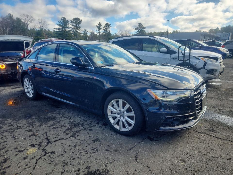 2015 Audi A6 VIN WAUFGAFC8FN032250 COPART salvage auction — FRONT END, Ri - Salvage Certificate Of Title, sold $3,050 on 2026-07-07 (photo 4)