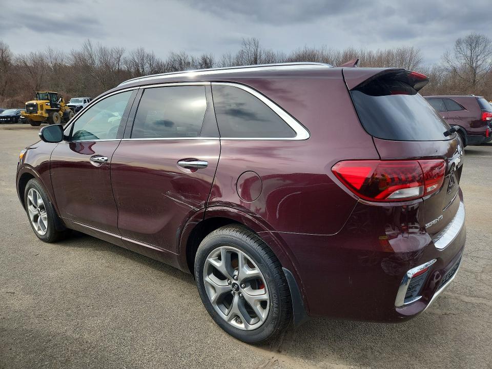 2019 Kia Sorento VIN 5XYPKDA59KG506787 COPART salvage auction — FRONT END, Wv - Certificate Of Title, sold $3,800 on 2026-07-03 (photo 2)