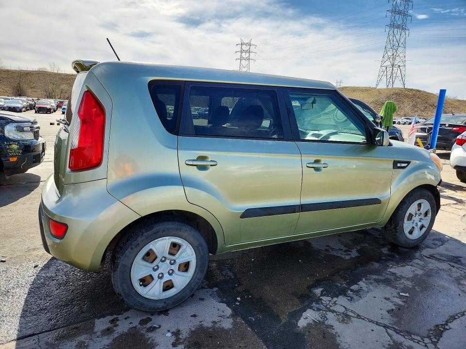 2012 Kia Soul VIN KNDJT2A5XC7457296 COPART salvage auction — FRONT END, Fl - Cert Of Title Slvg Rebuildable, sold $1,250 on 2026-07-06 (photo 3)