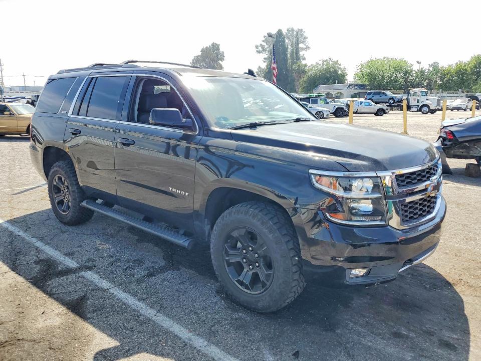 2018 Chevrolet Tahoe VIN 1GNSKBKC6JR141018 COPART salvage auction — VANDALISM, Tx - Certificate Of Title, sold $16,500 on 2026-07-28 (photo 4)