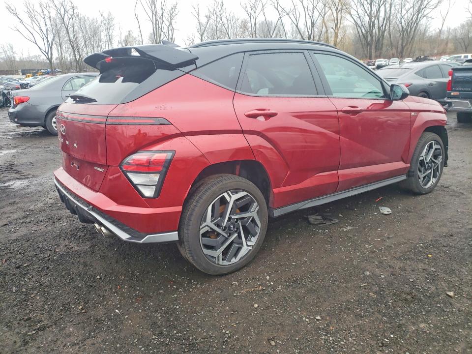 2024 Hyundai Kona VIN KM8HACA34RU072864 COPART salvage auction — SIDE, Ct - Cert Of Title-Salvage, sold $6,500 on 2026-07-14 (photo 3)