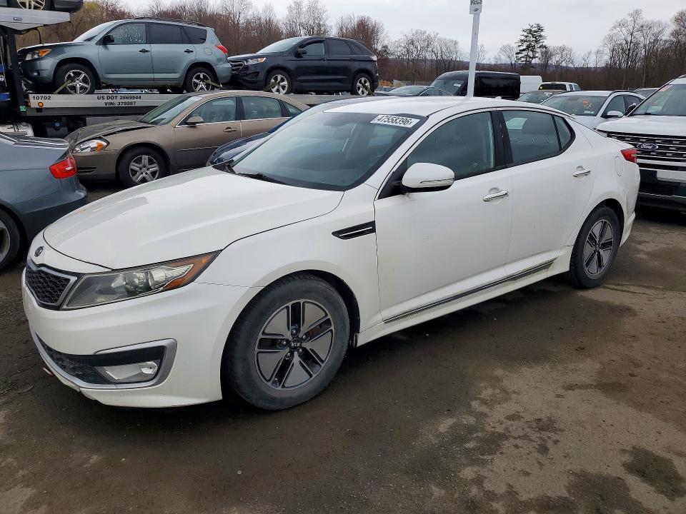 2012 Kia Optima hybrid VIN KNAGM4AD9C5019081 COPART salvage auction — MINOR DENT/SCRATCHES, Ny - Certificate Of Title, sold $2,200 on 2026-07-09 (photo 1)