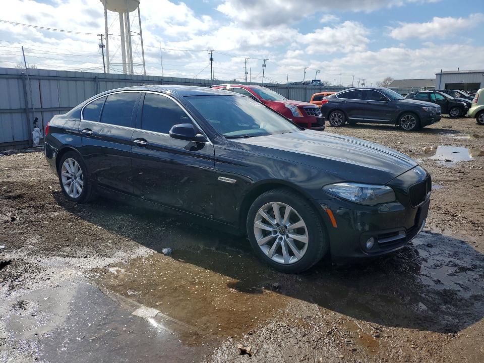 2016 BMW 5 series VIN WBA5B3C5XGG253043 COPART salvage auction — FRONT END, WV - CERTIFICATE OF TITLE, sold $900 on 2026-07-10 (photo 4)