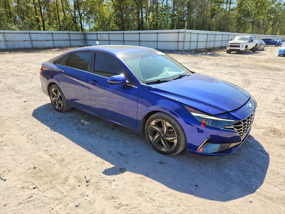 2021 Hyundai Elantra VIN 5NPLN4AG8MH023701 COPART salvage auction — FRONT END, Fl - Cert Of Title Slvg Rebuildable, sold $5,100 on 2026-07-06 (photo 4)