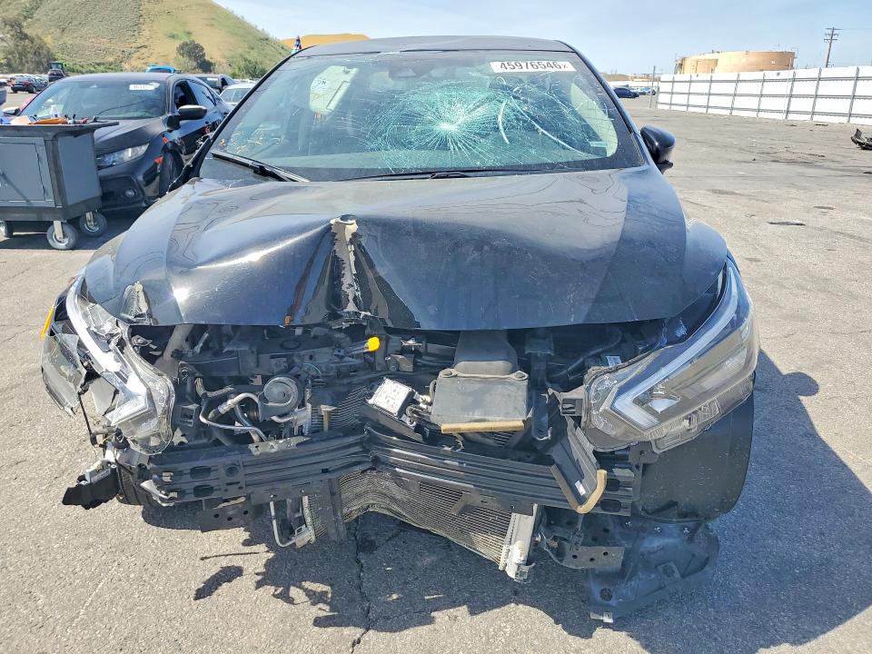 2025 Nissan Versa VIN 3N1CN8EV4SL853043 COPART salvage auction — FRONT END, Fl - Cert Of Title Slvg Rebuildable, sold $3,350 on 2026-07-20 (photo 5)