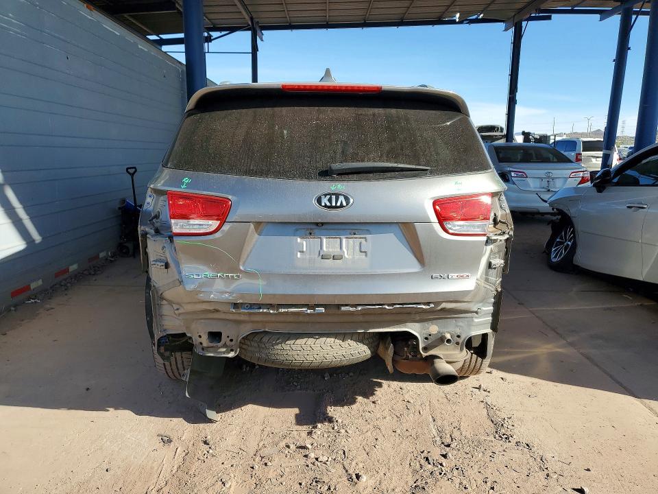 2016 Kia Sorento VIN 5XYPH4A10GG056997 COPART salvage auction — REAR END, Salvage Title, sold $2,200 on 2026-07-23 (photo 6)