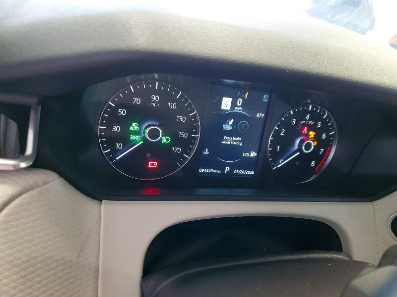 2020 Land rover Range rover velar VIN SALYB2FV1LA260152 COPART salvage auction — MECHANICAL, Oh - Certificate Of Title, sold $10,600 on 2026-07-29 (photo 9)