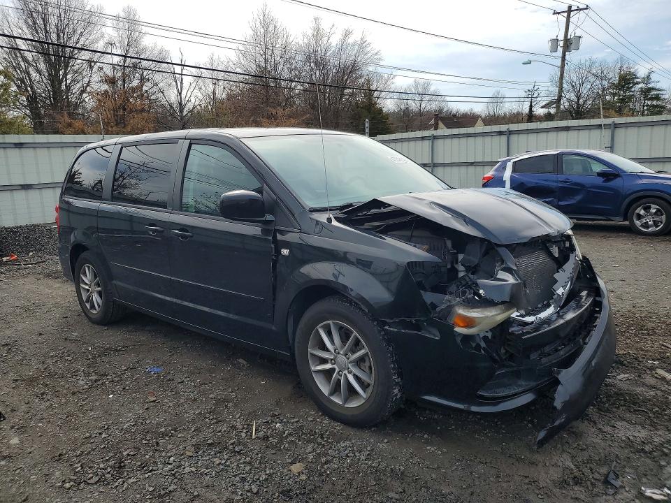 2014 Dodge Caravan VIN 2C4RDGBG4ER223055 COPART salvage auction — FRONT END, Nj - Cert Of Title-Salvage, sold $1,950 on 2026-07-31 (photo 4)
