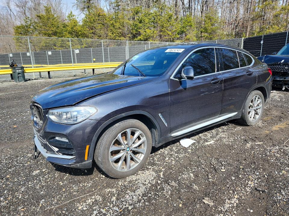 2019 BMW X4 VIN 5UXUJ3C58KLG55128 COPART salvage auction — FRONT END, Id - Salvage Certificate Of Title, sold $7,600 on 2026-07-10 (photo 1)