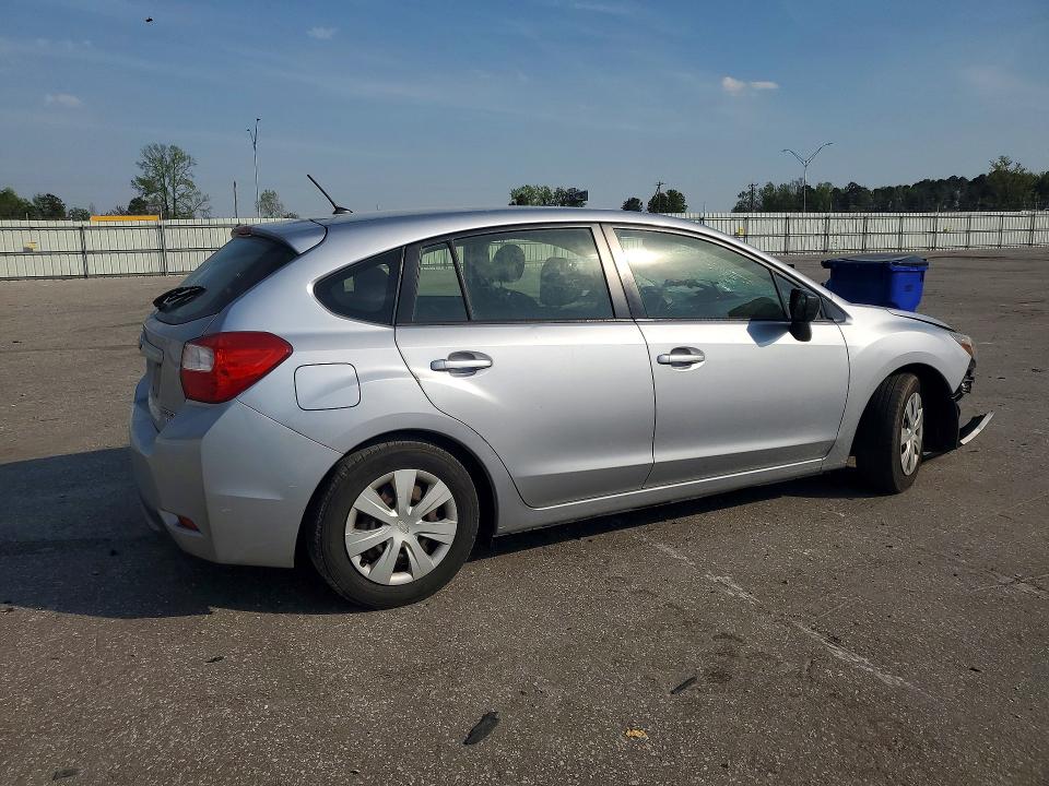 2015 Subaru Impreza VIN JF1GPAA60F9230456 COPART salvage auction — FRONT END, NC - SALVAGE CERTIFICATE OF TITLE, sold $275 on 2026-07-30 (photo 3)