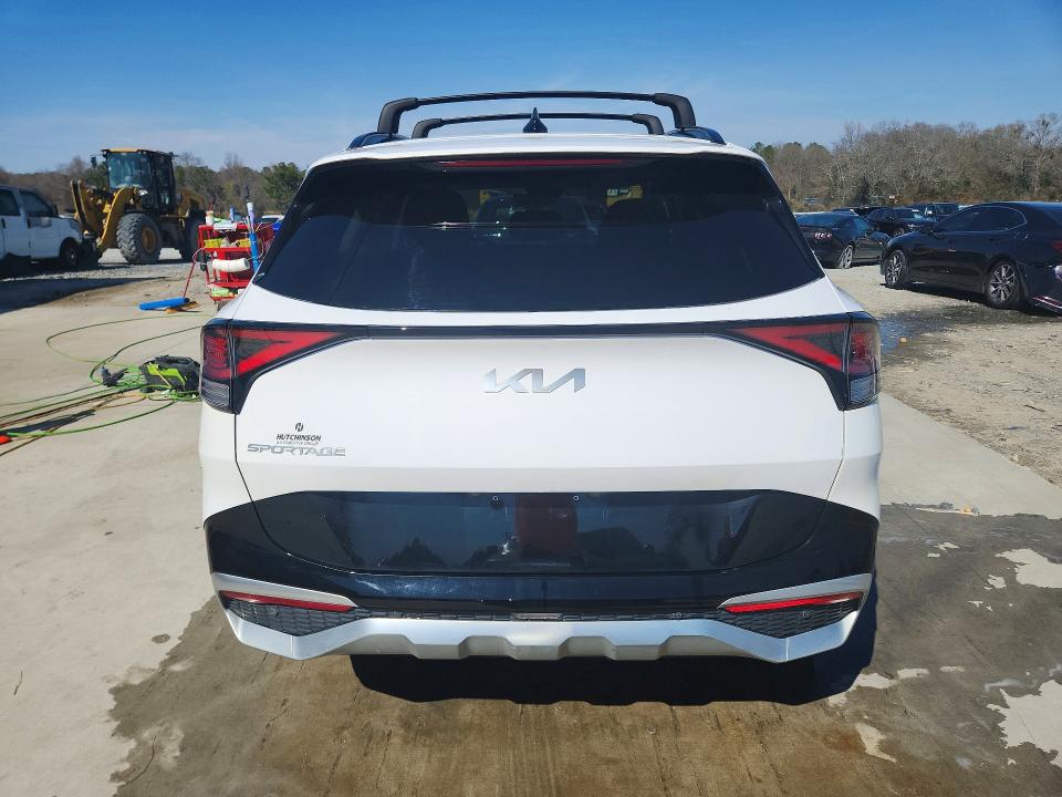 2025 Kia Sportage VIN 5XYK43DF1SG252544 COPART salvage auction — FRONT END, Ga - Cert Of Title-Salvage, sold $11,200 on 2026-07-09 (photo 6)