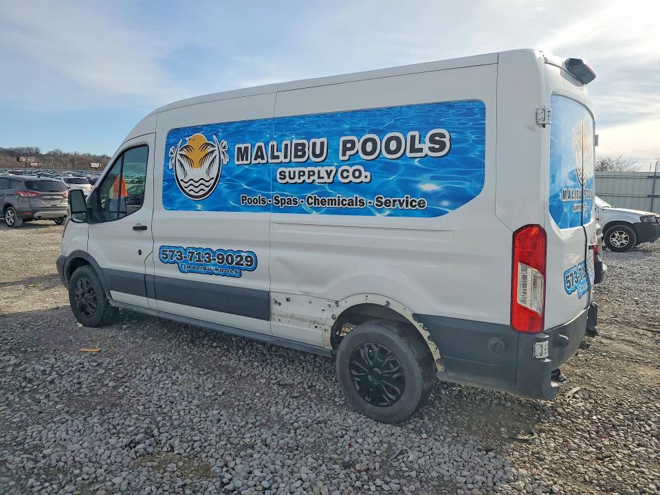 2018 Ford Transit VIN 1FTYE2CM5JKB52540 COPART salvage auction — REAR END, Salvage Title, sold $2,650 on 2026-08-12 (photo 2)