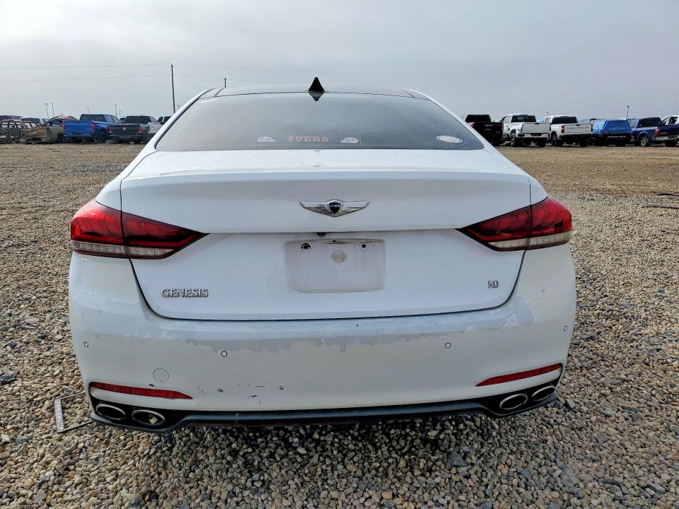 2015 Hyundai Genesis VIN KMHGN4JF8FU091915 COPART salvage auction — FRONT END, Tx - Salvage Vehicle Title, sold $1,700 on 2026-07-09 (photo 6)
