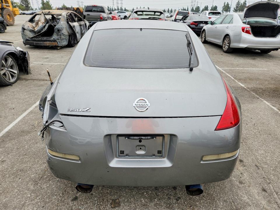 2004 Nissan 350z VIN JN1AZ34E14T064797 COPART salvage auction — REAR END, Ca - Salvage Certificate, sold $1,550 on 2026-07-21 (photo 6)