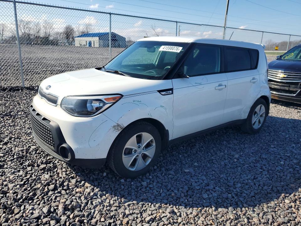 2016 Kia Soul VIN KNDJN2A2XG7370858 COPART salvage auction — VANDALISM, In - Cert Of Title-Salvage Title, sold $225 on 2026-07-21 (photo 1)