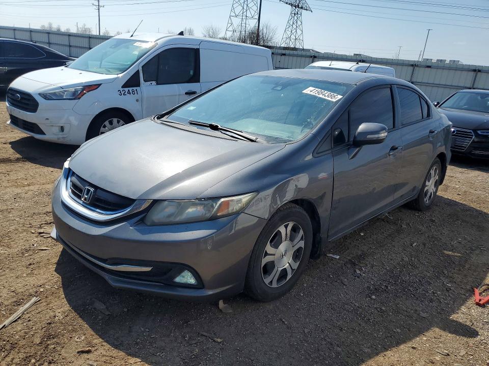 2013 Honda Civic VIN 19XFB4F30DE003409 COPART salvage auction — SIDE, Il - Salvage Certificate, sold $800 on 2026-07-09 (photo 1)