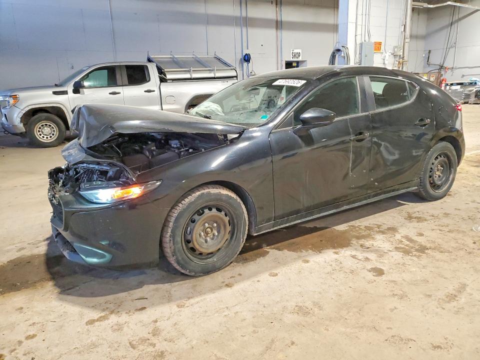 2021 Mazda VIN JM1BPAK71M1303812 COPART salvage auction — FRONT END, Ns - Salvage Title, sold $275 on 2026-07-30 (photo 1)