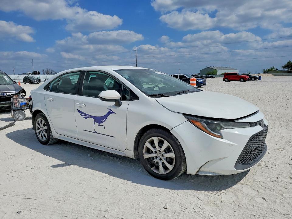 2020 Toyota Corolla VIN 5YFEPRAE0LP096884 COPART salvage auction — REAR END, Tx - Salvage Vehicle Title, sold $5,200 on 2026-07-02 (photo 4)