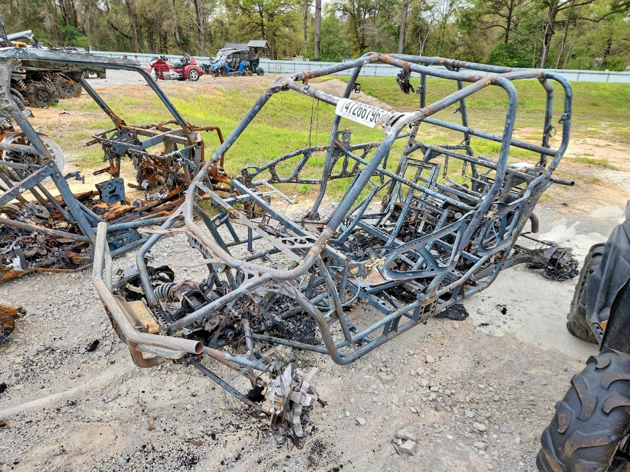 2015 Polaris RZR VIN 3NSVFE999FF426801 COPART salvage auction — Burn, AL - BILL OF SALE - PARTS ONLY, sold $80 on 2026-06-29 (photo 9)