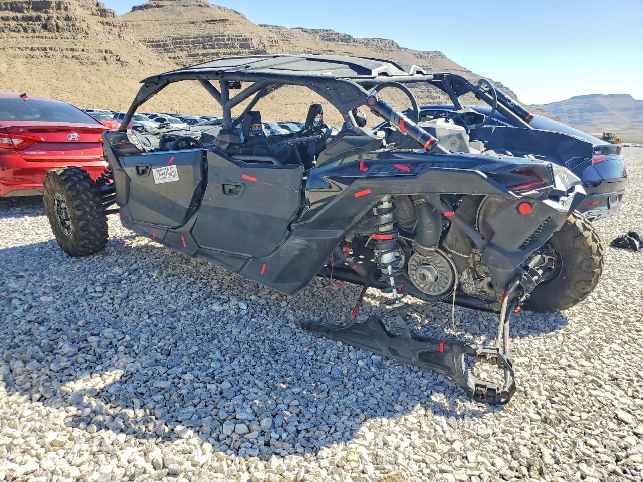 2023 Can-am Maverick x3 VIN 3JBVNAV22PE002151 COPART salvage auction — Rollover, NV - CERT OF TITLE-OHV TOTAL LOSS, sold $12,500 on 2026-05-21 (photo 3)