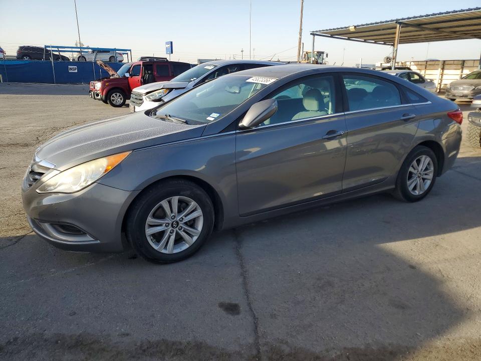 2013 Hyundai Sonata VIN 5NPEB4ACXDH624753 COPART salvage auction — FRONT END, Tx - Salvage Vehicle Title, sold $825 on 2026-07-17 (photo 1)