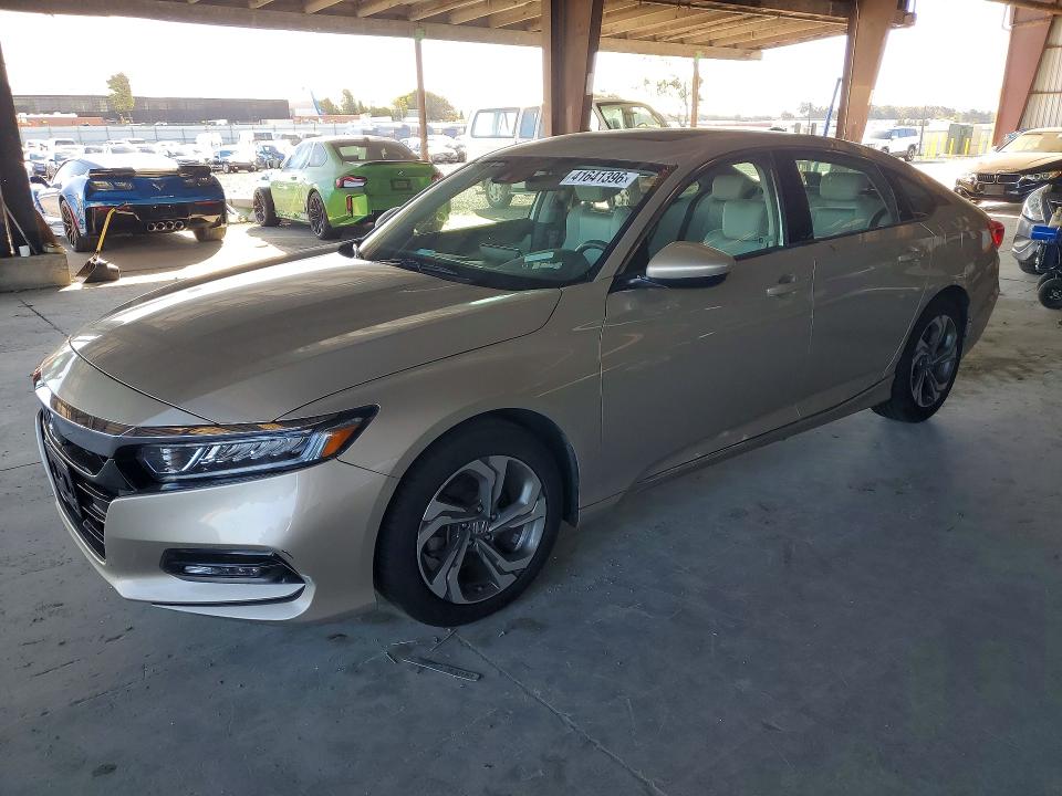 2018 Honda Accord VIN 1HGCV1F41JA096202 COPART salvage auction — VANDALISM, Salvage Title, sold $20 on 2026-08-20 (photo 1)