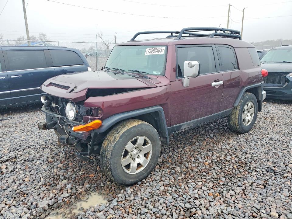 2007 Toyota Fj cruiser VIN JTEBU11F570078060 COPART salvage auction — FRONT END, In - Cert Of Title-Salvage Title, sold $3,200 on 2026-07-21 (photo 1)