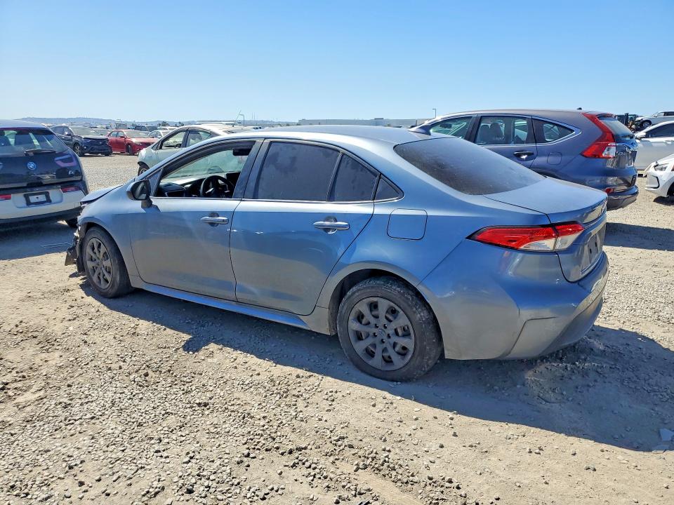 2021 Toyota Corolla VIN JTDEPMAE2MJ176695 COPART salvage auction — FRONT END, CA - SALVAGE CERTIFICATE, sold $2,650 on 2026-07-24 (photo 2)