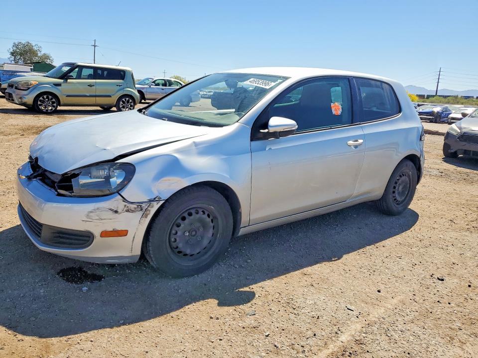 2012 Volkswagen Golf VIN WVWAB7AJ0CW185070 COPART salvage auction — REAR END, AZ - CERT OF TITLE - SALVAGE, sold $750 on 2026-07-24 (photo 1)