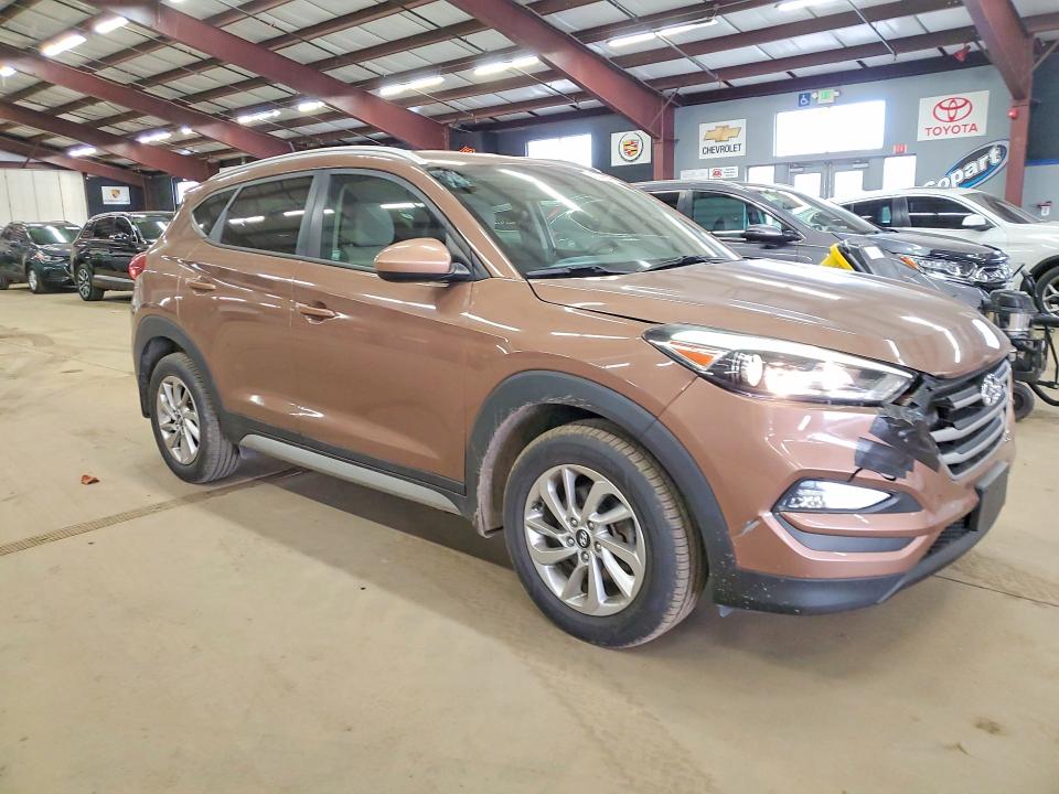 2017 Hyundai Tucson VIN KM8J3CA47HU384728 COPART salvage auction — FRONT END, Ny - Certificate Of Title, sold $6,200 on 2026-07-17 (photo 4)