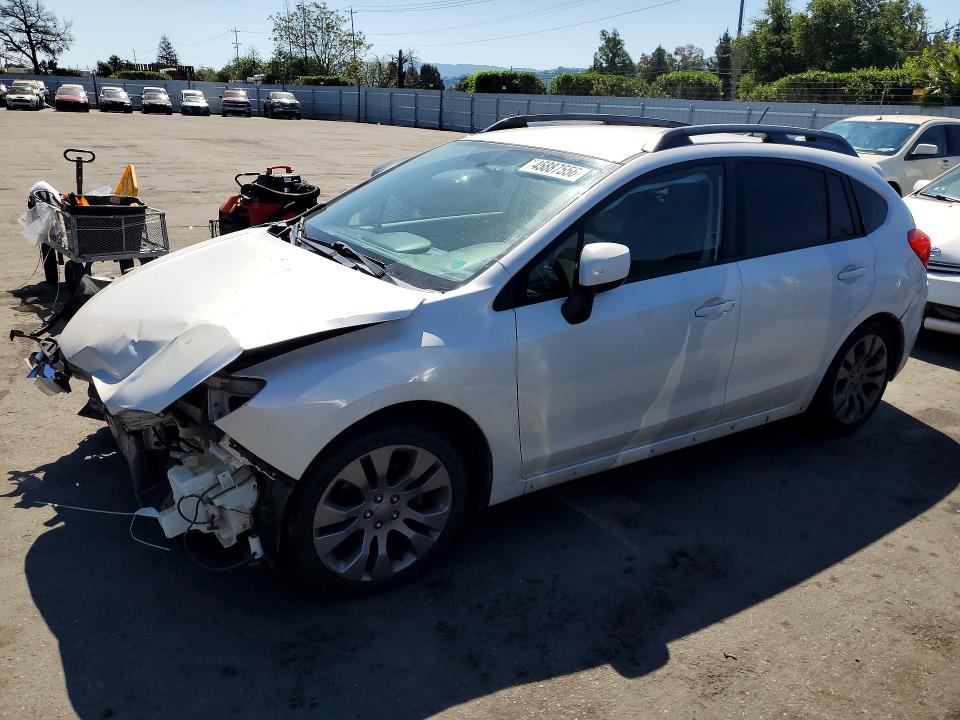 2014 Subaru Impreza VIN JF1GPAL61E8226840 COPART salvage auction — FRONT END, Salvage Title, sold $50 on 2026-07-14 (photo 1)