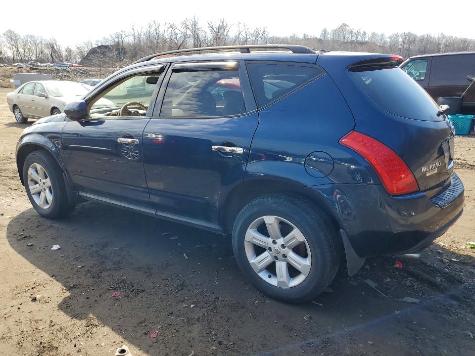 2006 Nissan Murano VIN JN8AZ08W66W550526 COPART salvage auction — MINOR DENT/SCRATCHES, Ny - Certificate Of Title, sold $750 on 2026-07-23 (photo 2)