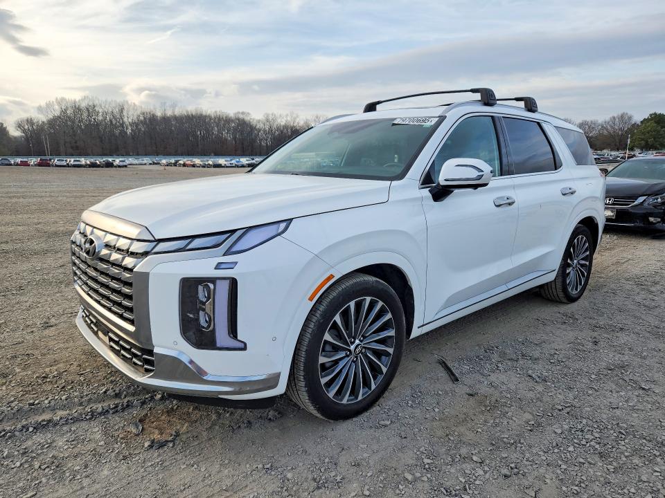 2024 Hyundai Palisade VIN KM8R74GEXRU769540 COPART salvage auction — SIDE, Ar - Cert Of Title-Salvage, sold $15,000 on 2026-07-13 (photo 1)