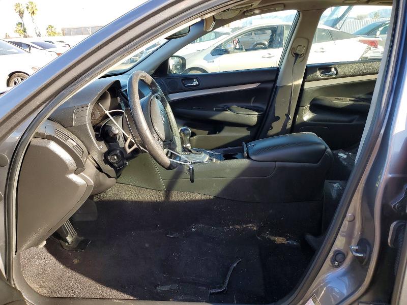2012 Infiniti G VIN JN1CV6AR3CM681138 COPART salvage auction — REAR END, Ca - Salvage Certificate, sold $650 on 2026-07-10 (photo 7)