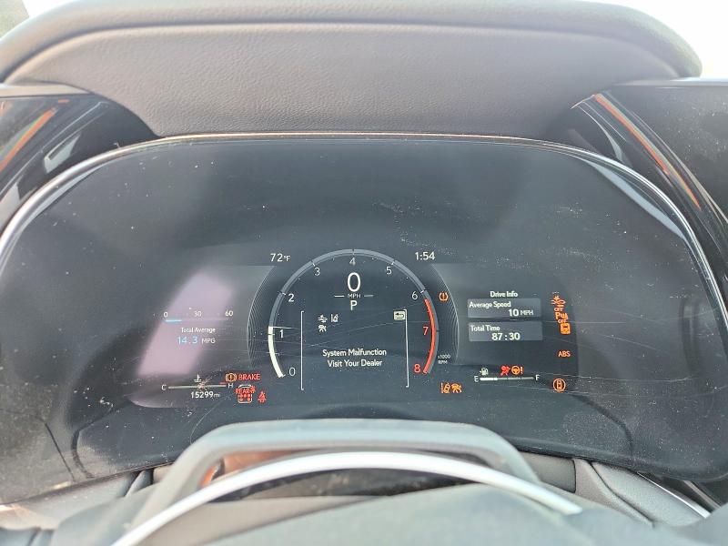 2025 Lexus Tx VIN 5TDAAAB65SS025064 COPART salvage auction — FRONT END, Ct - Clean Title, sold $37,750 on 2026-08-20 (photo 9)