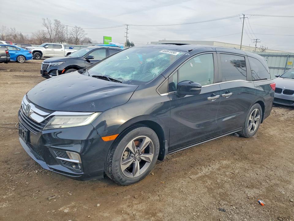 2018 Honda Odyssey VIN 5FNRL6H82JB043656 COPART salvage auction — HAIL, IL - SALVAGE CERTIFICATE, sold $6,000 on 2026-07-03 (photo 1)