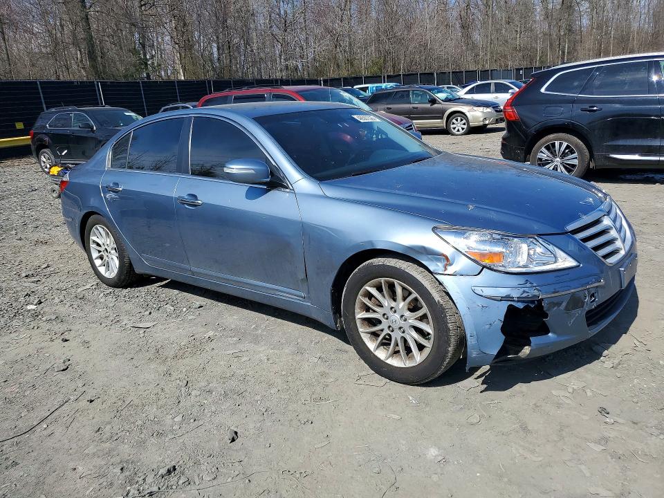 2010 Hyundai Genesis VIN KMHGC4DE5AU099908 COPART salvage auction — FRONT END, Md - Cert Of Salvage > 75% Damage, sold $250 on 2026-07-24 (photo 4)