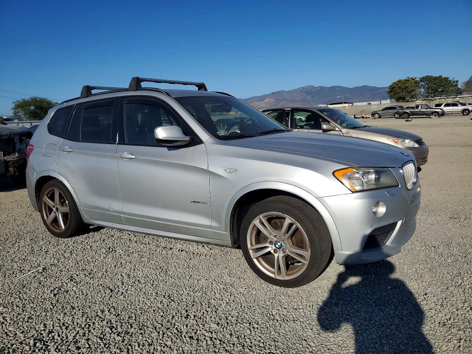 2014 BMW X3 VIN 5UXWX7C53E0E79335 COPART salvage auction — MECHANICAL, Ri - Dis/Dlr/Exp Only Clean Title, sold $800 on 2026-07-02 (photo 4)