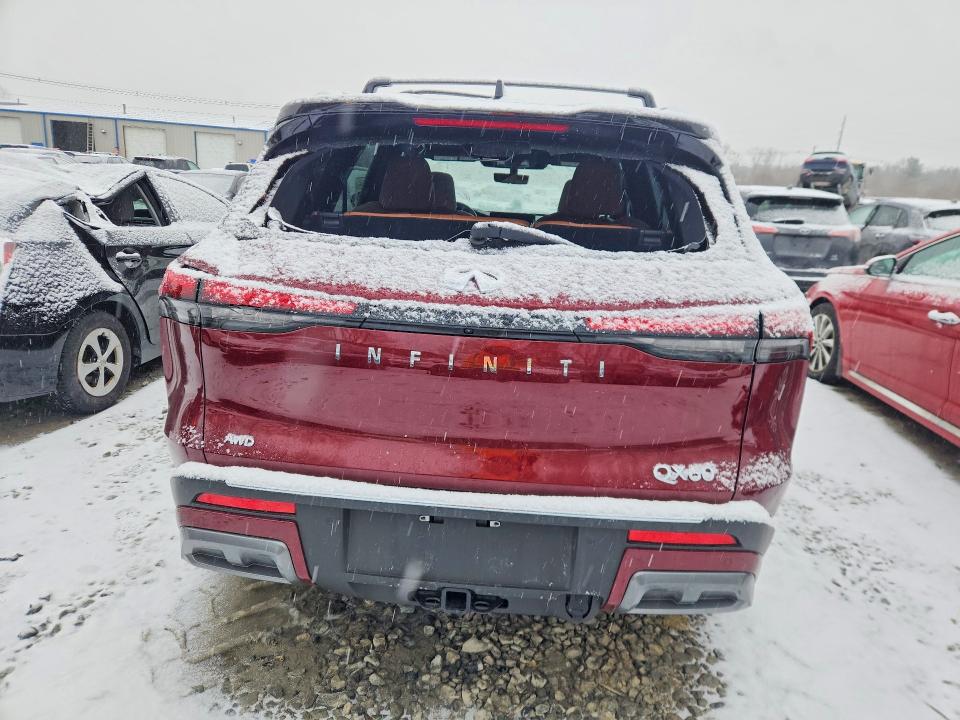 2024 Infiniti Qx60 VIN 5N1DL1HU3RC354768 COPART salvage auction — ROOF, MA - CERT OF TITLE-SALVAGE, sold $18,800 on 2026-07-31 (photo 6)