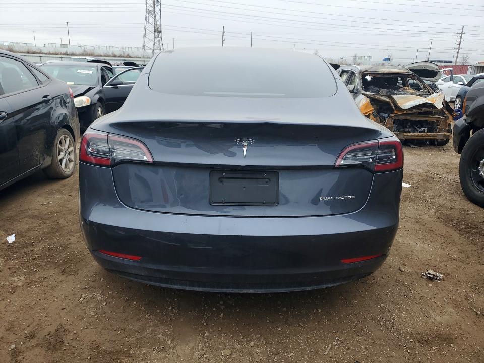 2022 Tesla VIN 5YJ3E1EB0NF169698 COPART salvage auction — FRONT END, Il - Salvage Certificate, sold $8,700 on 2026-07-07 (photo 6)