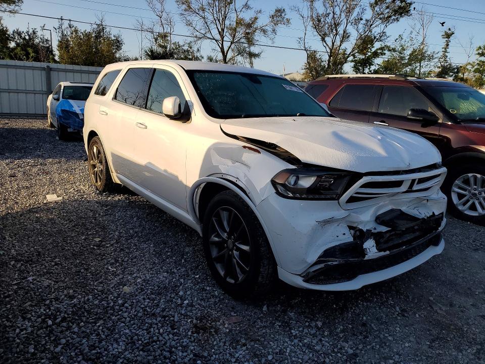 2018 Dodge Durango VIN 1C4RDHDG1JC213038 COPART salvage auction — FRONT END, Fl - Cert Of Title Slvg Rebuildable, sold $2,450 on 2026-07-06 (photo 4)