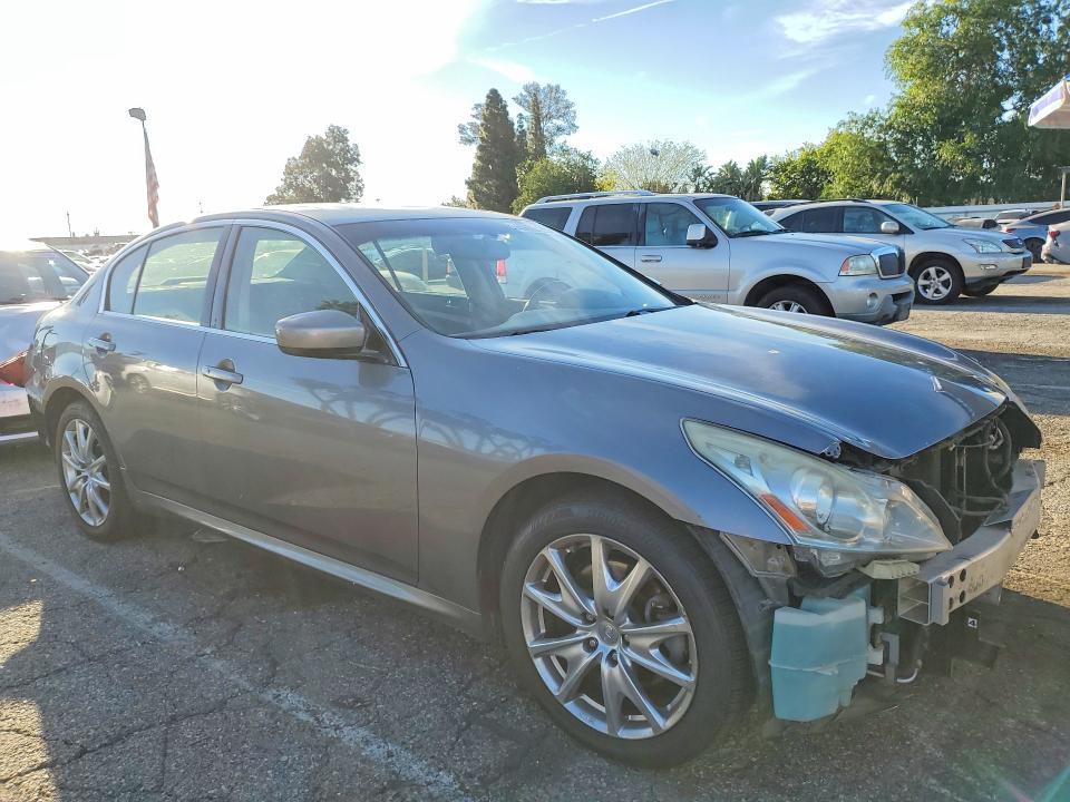 2012 Infiniti G VIN JN1CV6AR3CM681138 COPART salvage auction — REAR END, Ca - Salvage Certificate, sold $650 on 2026-07-10 (photo 4)