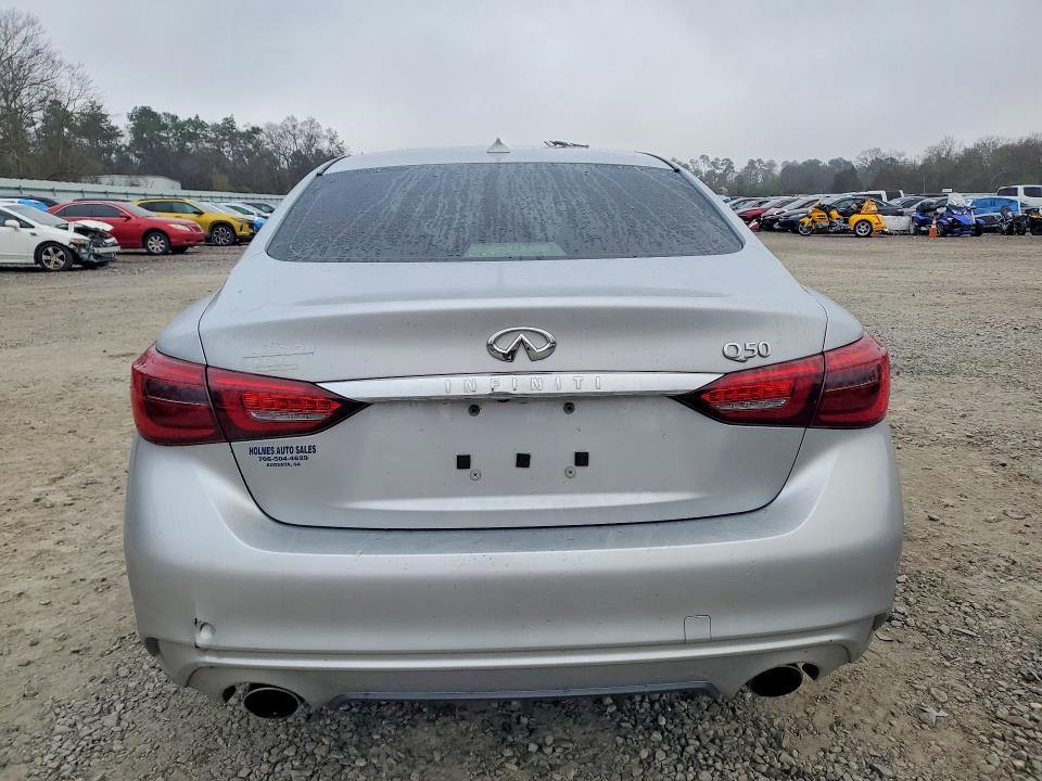 2019 Infiniti Q50 VIN JN1CV7AP0KM110175 COPART salvage auction — FRONT END, Ga - Cert Of Title-Salvage, sold $2,950 on 2026-07-14 (photo 6)